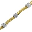 14K Yellow Gold Diamond Bracelet - 1.25 Ct.