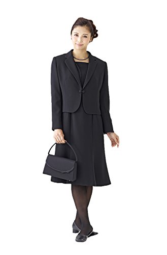 (モノワール) MONOIR 喪服 レディース 礼服 大きいサイズ 前開き 授乳 ブラックフォーマル アンサンブル ワンピース オールシーズン 03Q33118 / 03Q43120 / 03Q53121