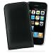 Apple iPhone 3G Leather Vertical Pouch Type Case (Black)