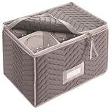 Microfiber Wine Goblet / Martini Chest - (Grey)
