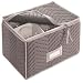 Microfiber Wine Goblet / Martini Chest - (Grey)