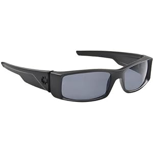Spy Hielo Sunglasses - Spy Optic Steady Series Polarized Fashion Eyewear - Color: Matte Black/Grey, Size: One Size Fits All