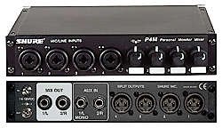 Shure P4M Four Channel Personal Monitor Mixer