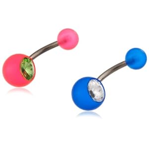 Bijoux de corp - AMBD98058 - Femme - Titane - Or 1.51 Gr - Cristal Bijoux de corp - AMBD98058 - Femme - Titane - Or 1.51 Gr - Cristal