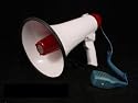 MEGAPHONE - 25 WATT + ALARM + PA = ROCK YOUR FACE LOUD!