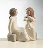 Heart and Soul by Willow Tree ~ Two close friends or sisters sharing secrets