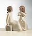 Heart and Soul by Willow Tree ~ Two close friends or sisters sharing secrets