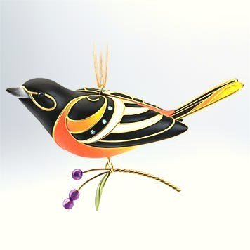Baltimore Oriole #7 in the Beauty of Birds 2011 Hallmark Ornament
