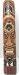 39" Hand Painted Island Tiki Mask Bar Decor Hawaii Dot