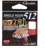 がまかつ(Gamakatsu) シングルフック512 THEメバル赤 赤 #8 67146