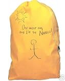 NYLON LAUNDRY BAG - ONE MORE DAY NAKED - DORM - ROYAL