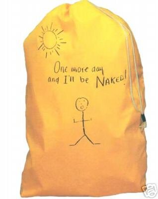 NYLON LAUNDRY BAG - ONE MORE DAY NAKED - DORM - ROYAL