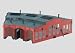 Spielzeug : Märklin 72881 - Bausatz Lokschuppen, H0