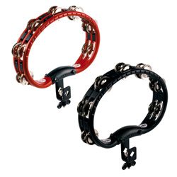 Meinl Tambourine, ABS Steel Jingles, mountable, Red