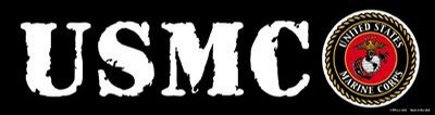 USMC Marine Corps Bumper Strip Magnet