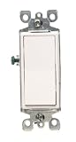 Leviton M02-5601-2WM Decora AC Quiet Rocker Switch
