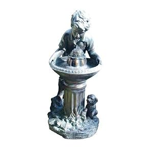 Beckett 7121210 Boy Drinking Fountain with Pump, Bronze by 