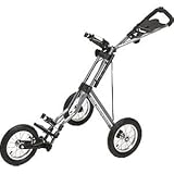 New 2008 Sun Mountain (Push) Speed Golf Cart V1 (Metallic Silver), Free Speed Paq!