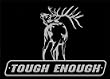Tough Enough Upstream Images Silver Vinyl Wildlife Car Truck Window Decal Sticker