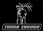 Tough Enough Upstream Images Silver Vinyl Wildlife Car Truck Window Decal Sticker