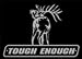 Tough Enough Upstream Images Silver Vinyl Wildlife Car Truck Window Decal Sticker