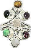 Sterling Silver Mens Ring Jewelry with Gemstone Handmade Holiday Gifts