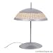 Paulmann Living Kiano Tischleuchte 2x60W E27 Braun/Chrom matt 230V
