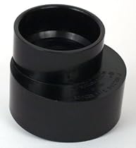 RV Sanitation - Eccentric Tank Reducer - 3" Spigot x 2" Hub