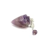 Amethyst Gemstone Pendulum, Metaphysical Dowsing Tool