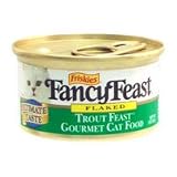 Friskies Fancy Feast Flaked Trout Feast Gourmet Cat Food- net wt. 3 oz., case of 24