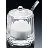 Clear Acrylic Plastic Faceted Sugar Bowls