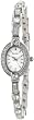 Bulova Women's 96T49 Crystal Pendant and Bracelet Set White Dial Watch