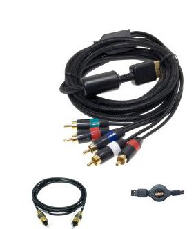 Madrics Playstation 3 - 3in1 Kabel Starter Pack