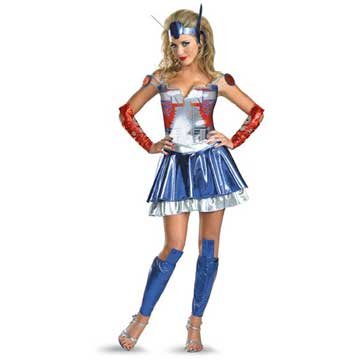  Transformers - Optimus Prime Sexy Deluxe Adult Costume
