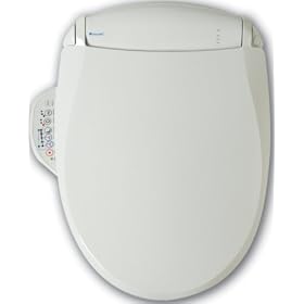 Brondell S550-RW Swash 550 Luxury Toilet Seat Round, White by Brondell
