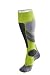 A high quality technical snowboard sock with a medium volume to offer the best balance of warmth, padding and control. Anotomically fitted to ensure padding is in all the right places. Being a women's specific model it is reshaped in the foot and calf, the padding adjusted and the upper cuff elastic resized to suit a women's leg shape. With a 20% virgin wool content, warmth is ensured, whilst the yarns in the sock are constructed to wick away sweat quickly so that the foot stays dry and therefore warm. � SPECIFICATION: Shinbone Protection Zone with addiitonal padding for all-ride comfort Anti Wrinkle Zone - Above the instep so that volume is reduced to improve comfort and smooth contact with the snowboard boot Calf Cushion - Padding on the upper calf so that falls backwards do not result in excessive brusing Ankle Cushion - Both ankle bones are asymmetrically padded for comfort Achilles Tendon Protection - Reinforced zone to protect this critical area Instep Cushion - to pad the instep and reduce chaffing Air Channels - Allow the sock to wick away the sweat and remain dry � Care instructions: OUR OPINION Investing in one good