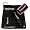 Footzyrolls The Rollable Shoe, Black as Night, Extra Small 1 pr