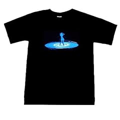 LED Leucht T-Shirt Motiv DancingGirl