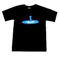 LED Leucht T-Shirt Motiv DancingGirl