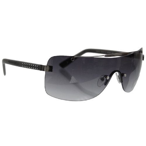 Guess Womens Rimless Wrap Sunglasses