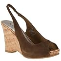 MIA Women's Lourdes Peep Toe Wedge Sandal