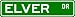 ELVER Street Sign ~ Fishing ~ Great Fish Sign for your Lodge, Gameroom, Basement, Gar...