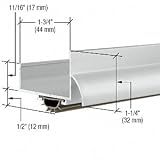 CRL Aluminum U Shape Door Bottom - 31-3/4 (806 mm) by CR Laurence