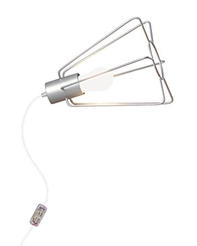 Gibas Lampada Da Tavolo Miki Grigio Metallizzato