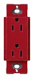 Lutron SCR-15-HT Satin Colors 15A Electrical Socket Duplex Receptacle, Hot