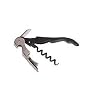 Pulltap Double hinged Waiter Style Corkscrew - Black