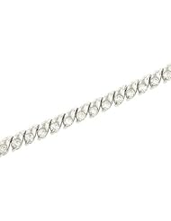 prong and Bezel Round Diamond Tennis Bracelet 4.00cttw