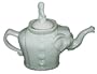 Celadon elephant teapot decanter - porcelain