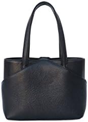 Kyla Joy Audrey Petite Carryall Premium Leather Handbag, Black