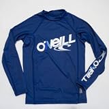 O'Neill boys long sleeve rashguard: Lycra shirt with 50+ UV protection